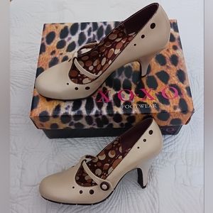 XOXO, Donna, cream  high heel womens shoe